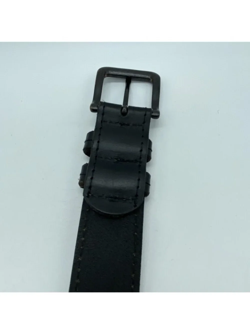 Wrangler Black Genuine Leather Belt Size 42 Wide 1.75